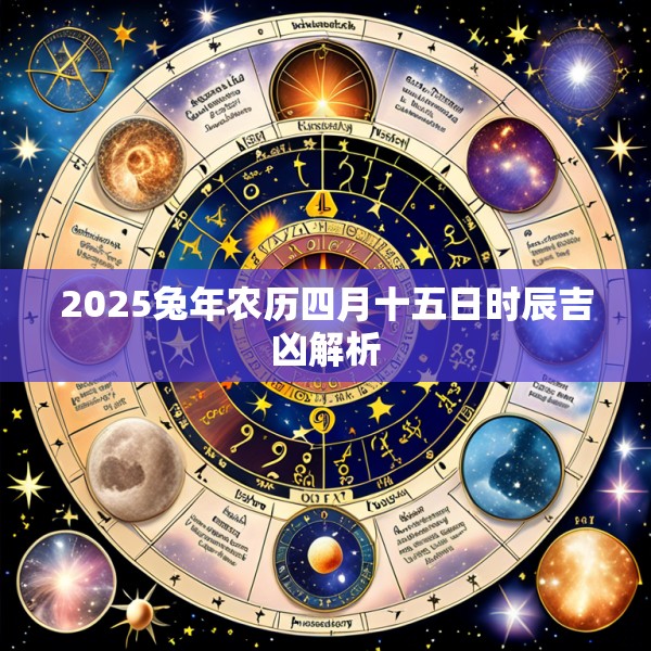 2025兔年农历四月十五日时辰吉凶解析