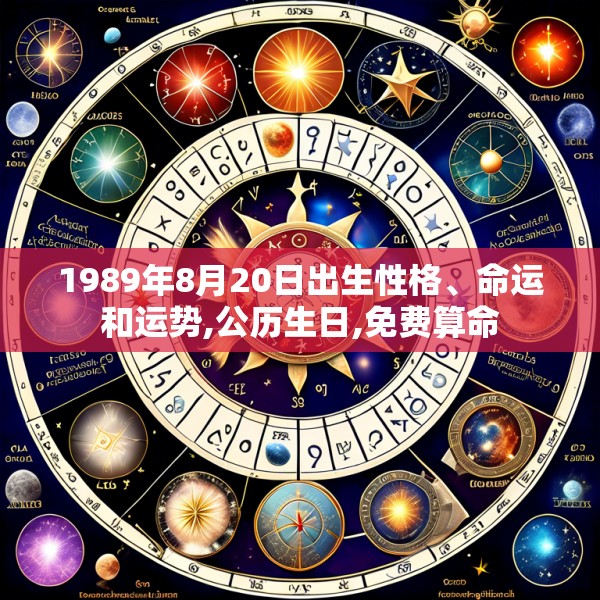 1989年8月20日出生性格、命运和运势,公历生日,免费算命