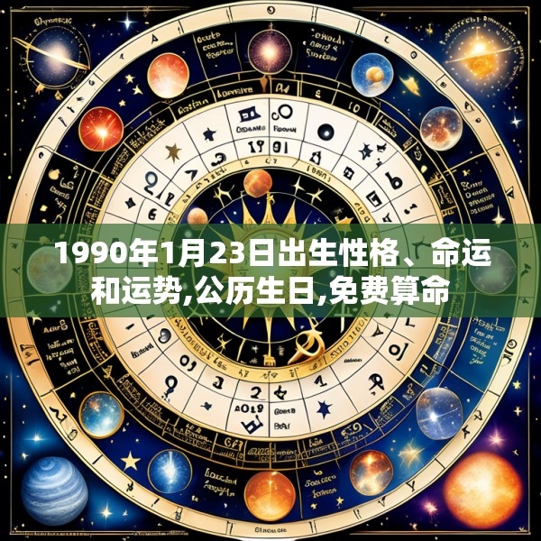 1990年1月23日出生性格、命运和运势,公历生日,免费算命