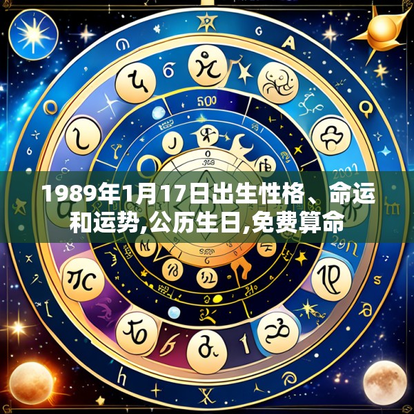 1989年1月17日出生性格、命运和运势,公历生日,免费算命