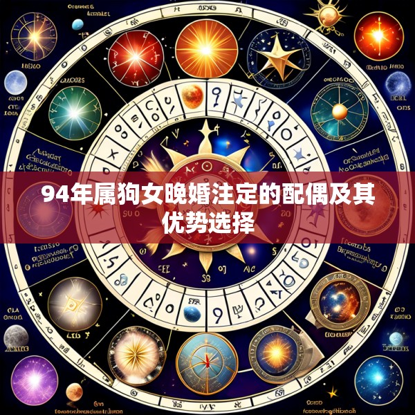 94年属狗女晚婚注定的配偶及其优势选择