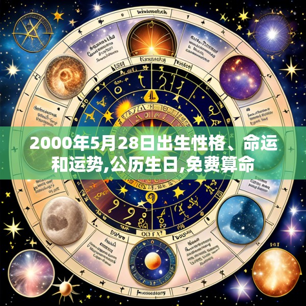 2000年5月28日出生性格、命运和运势,公历生日,免费算命