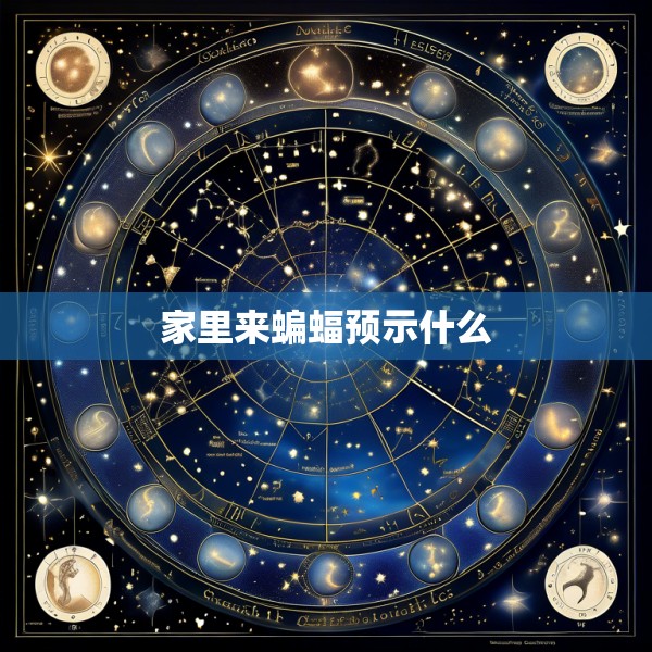 家里来蝙蝠预示什么