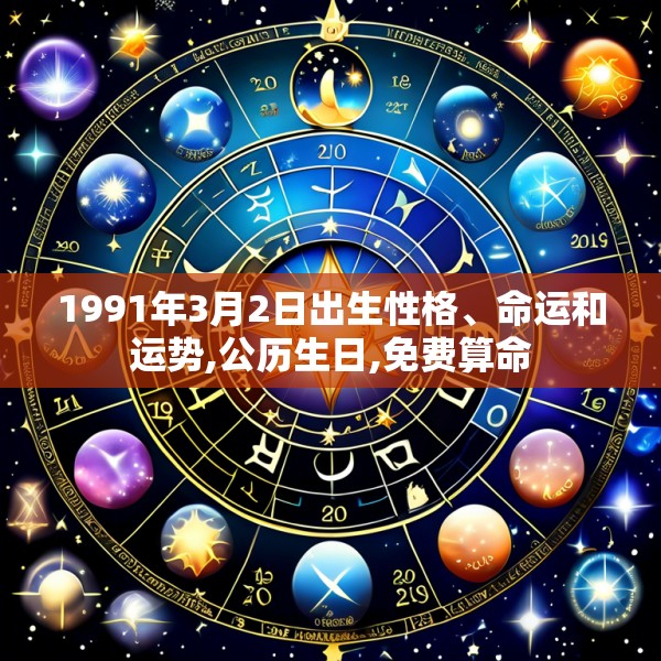 1991年3月2日出生性格、命运和运势,公历生日,免费算命