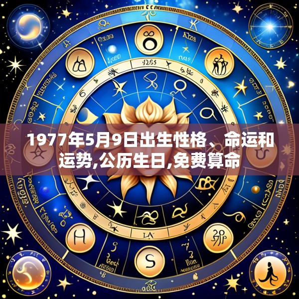1977年5月9日出生性格、命运和运势,公历生日,免费算命