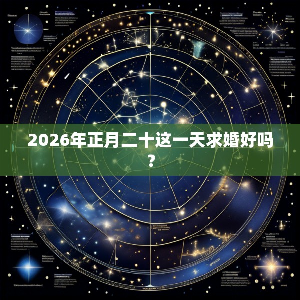 2026年正月二十这一天求婚好吗？