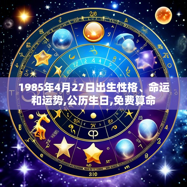 1985年4月27日出生性格、命运和运势,公历生日,免费算命