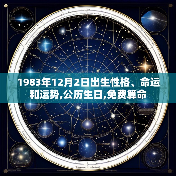 1983年12月2日出生性格、命运和运势,公历生日,免费算命