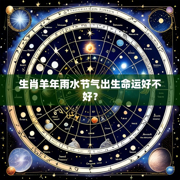 生肖羊年雨水节气出生命运好不好？