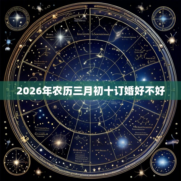2026年农历三月初十订婚好不好