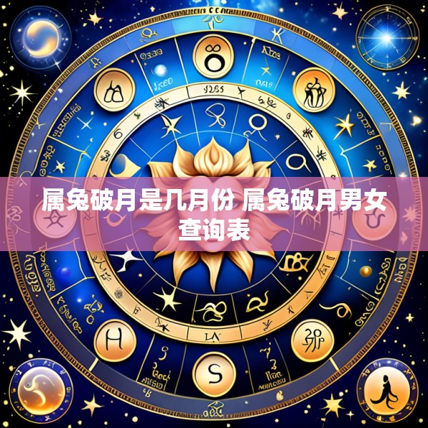 属兔破月是几月份 属兔破月男女查询表