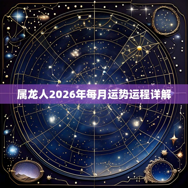 属龙人2026年每月运势运程详解