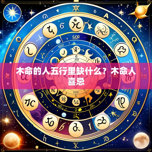 木命的人五行里缺什么?木命人喜忌