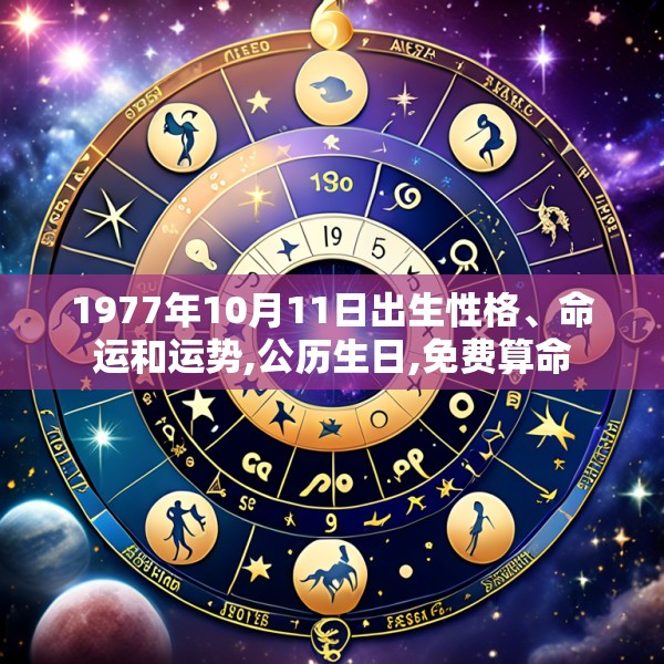 1977年10月11日出生性格、命运和运势,公历生日,免费算命