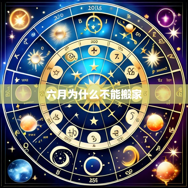 六月为什么不能搬家