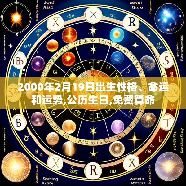2000年2月19日出生性格、命运和运势,公历生日,免费算命