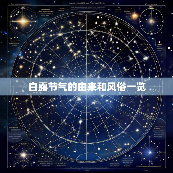 白露节气的由来和风俗一览