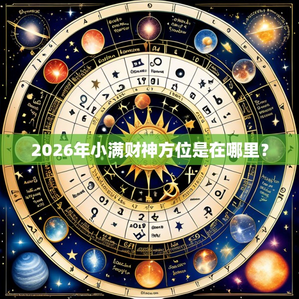 2026年小满财神方位是在哪里?
