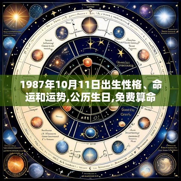 1987年10月11日出生性格、命运和运势,公历生日,免费算命