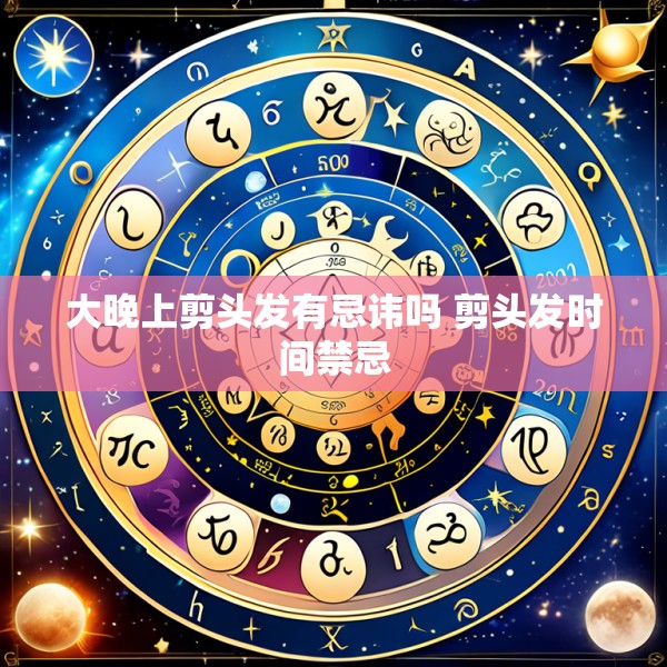 大晚上剪头发有忌讳吗 剪头发时间禁忌