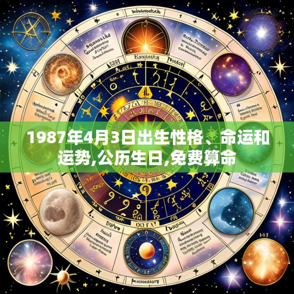 1987年4月3日出生性格、命运和运势,公历生日,免费算命