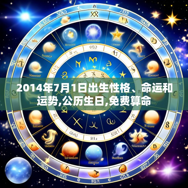 2014年7月1日出生性格、命运和运势,公历生日,免费算命