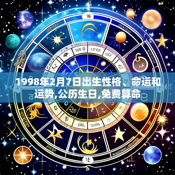 1998年2月7日出生性格、命运和运势,公历生日,免费算命