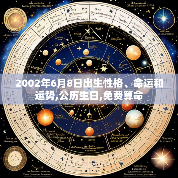 2002年6月8日出生性格、命运和运势,公历生日,免费算命