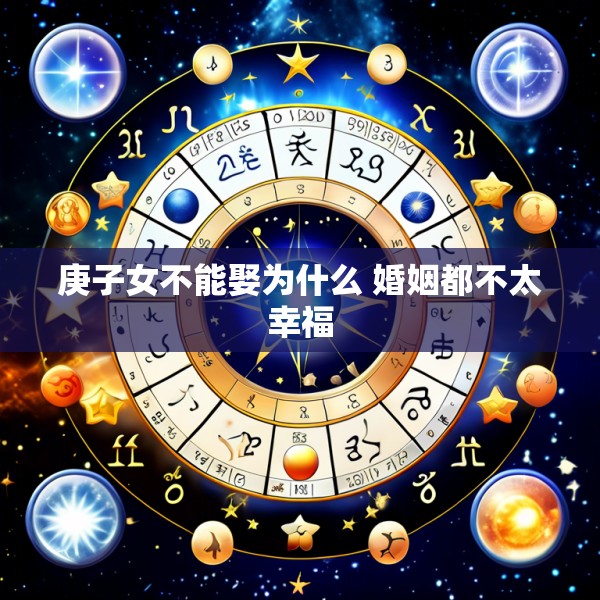 庚子女不能娶为什么 婚姻都不太幸福