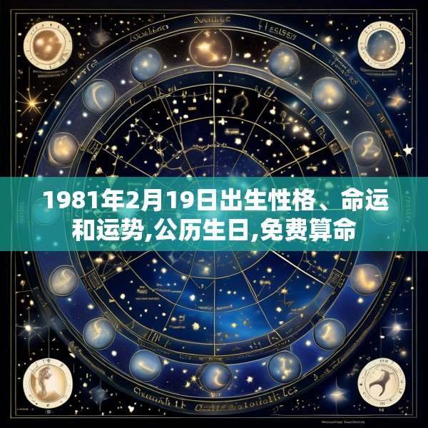 1981年2月19日出生性格、命运和运势,公历生日,免费算命