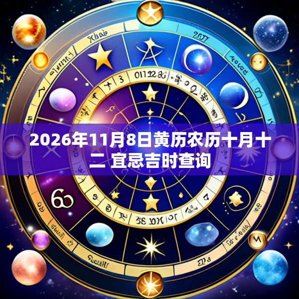 2026年11月8日黄历农历十月十二 宜忌吉时查询