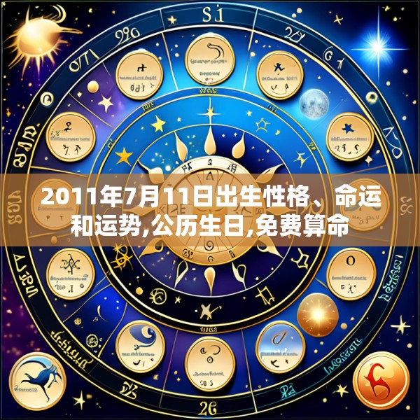 2011年7月11日出生性格、命运和运势,公历生日,免费算命