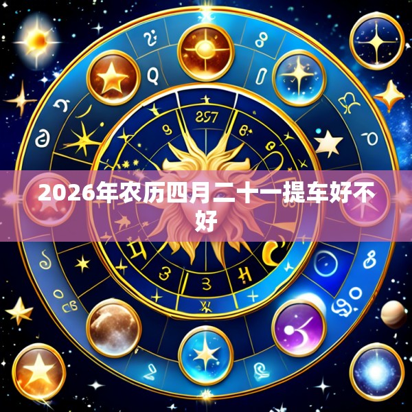 2026年农历四月二十一提车好不好