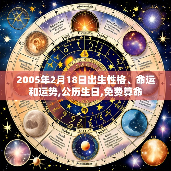 2005年2月18日出生性格、命运和运势,公历生日,免费算命