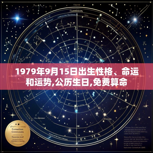 1979年9月15日出生性格、命运和运势,公历生日,免费算命