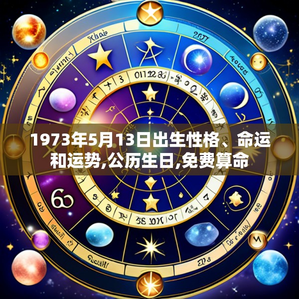 1973年5月13日出生性格、命运和运势,公历生日,免费算命