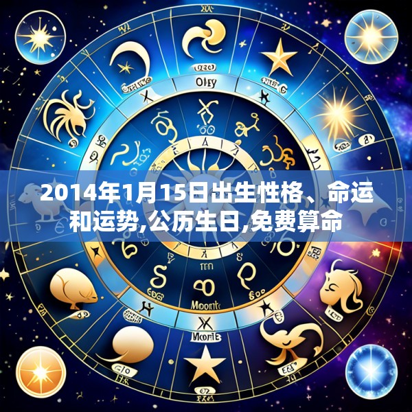 2014年1月15日出生性格、命运和运势,公历生日,免费算命
