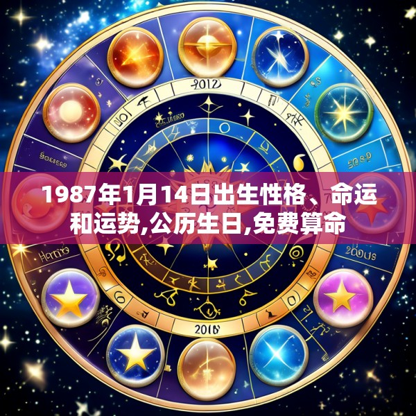 1987年1月14日出生性格、命运和运势,公历生日,免费算命