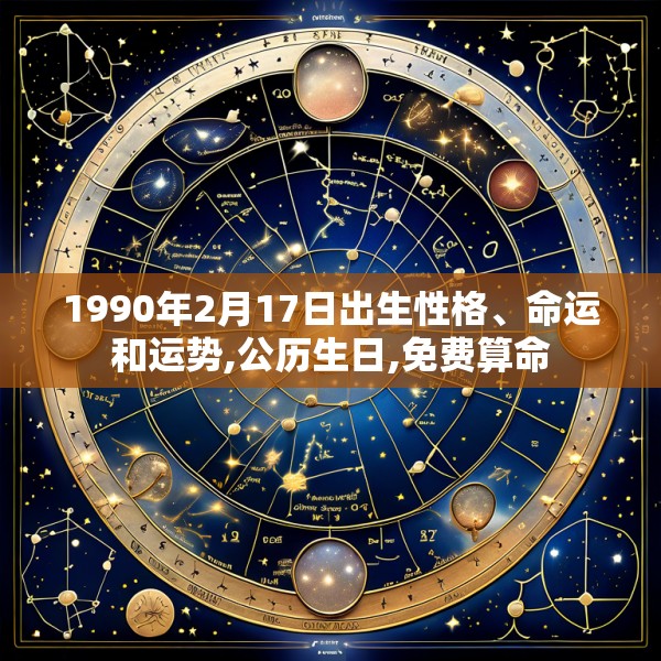 1990年2月17日出生性格、命运和运势,公历生日,免费算命