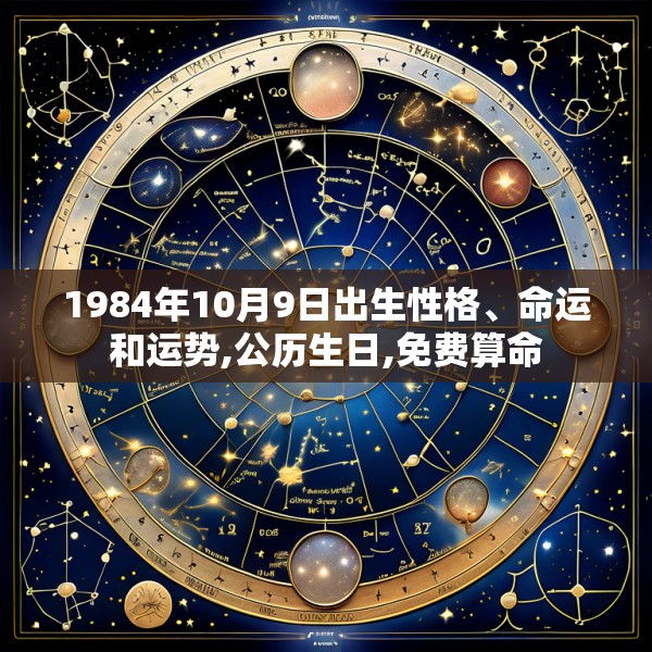 1984年10月9日出生性格、命运和运势,公历生日,免费算命