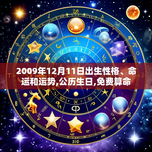 2009年12月11日出生性格、命运和运势,公历生日,免费算命