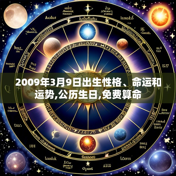 2009年3月9日出生性格、命运和运势,公历生日,免费算命