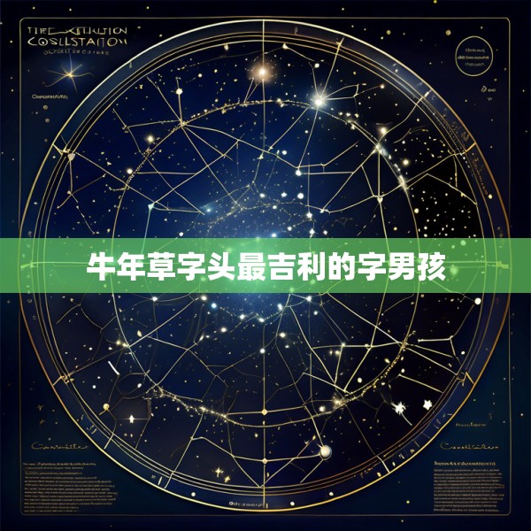 牛年草字头最吉利的字男孩