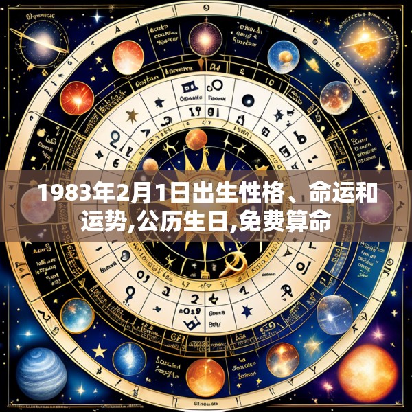 1983年2月1日出生性格、命运和运势,公历生日,免费算命