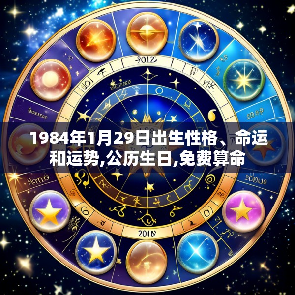 1984年1月29日出生性格、命运和运势,公历生日,免费算命