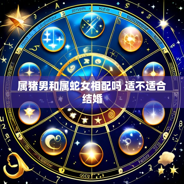 属猪男和属蛇女相配吗 适不适合结婚