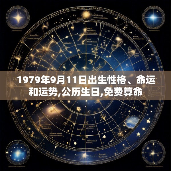 1979年9月11日出生性格、命运和运势,公历生日,免费算命
