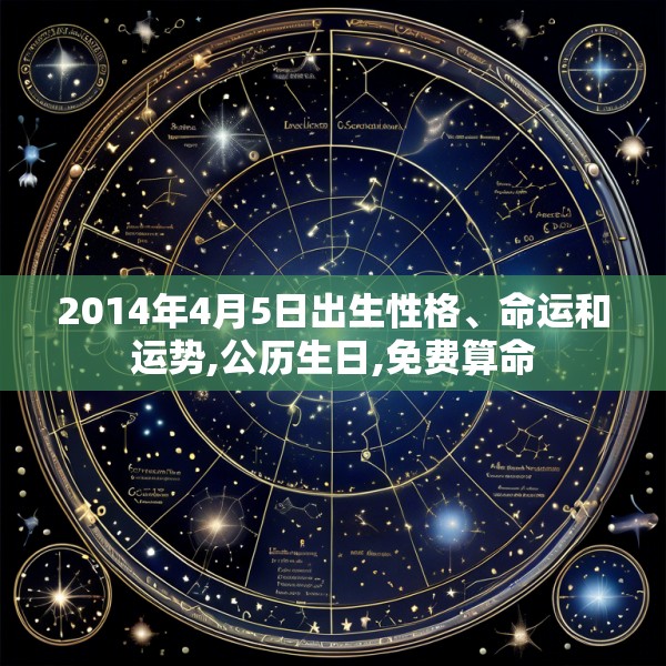 2014年4月5日出生性格、命运和运势,公历生日,免费算命