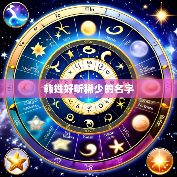 韩姓好听稀少的名字