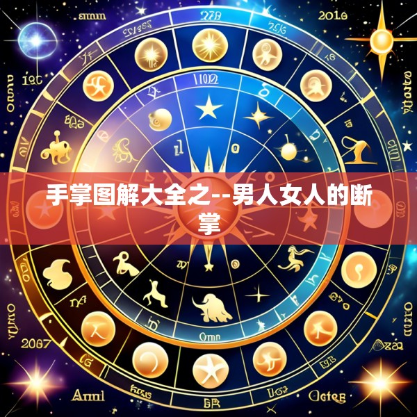 手掌图解大全之--男人女人的断掌